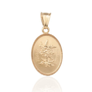 Złoty medalik Michał Anioł - 3,140 g