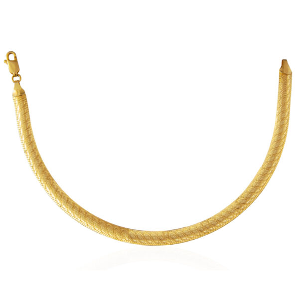 Złota bransoletka taśma 19 cm - 5,100 g