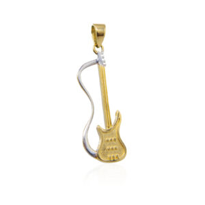 Złoty wisiorek gitara - 1,340 g
