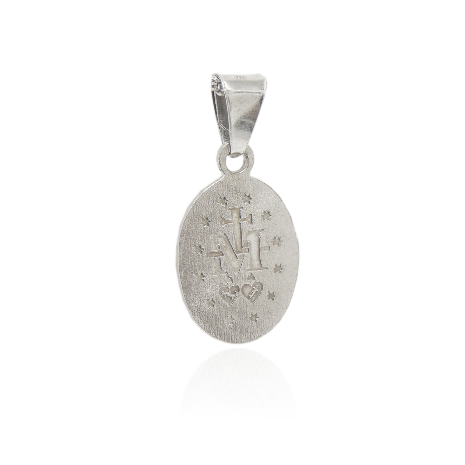 KOMUNIA ŚWIĘTA Srebrny komplet łańcuszek z medalikiem - obrazek 3