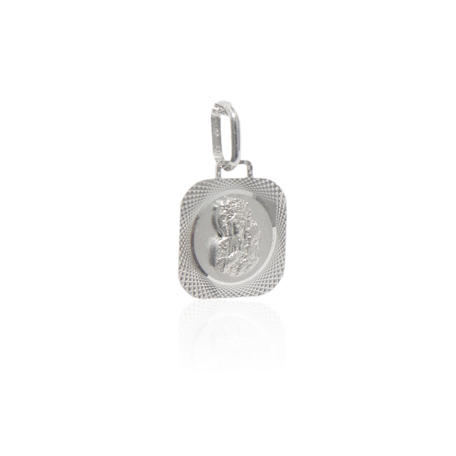 KOMUNIA ŚWIĘTA Srebrny komplet łańcuszek z medalikiem - obrazek 3