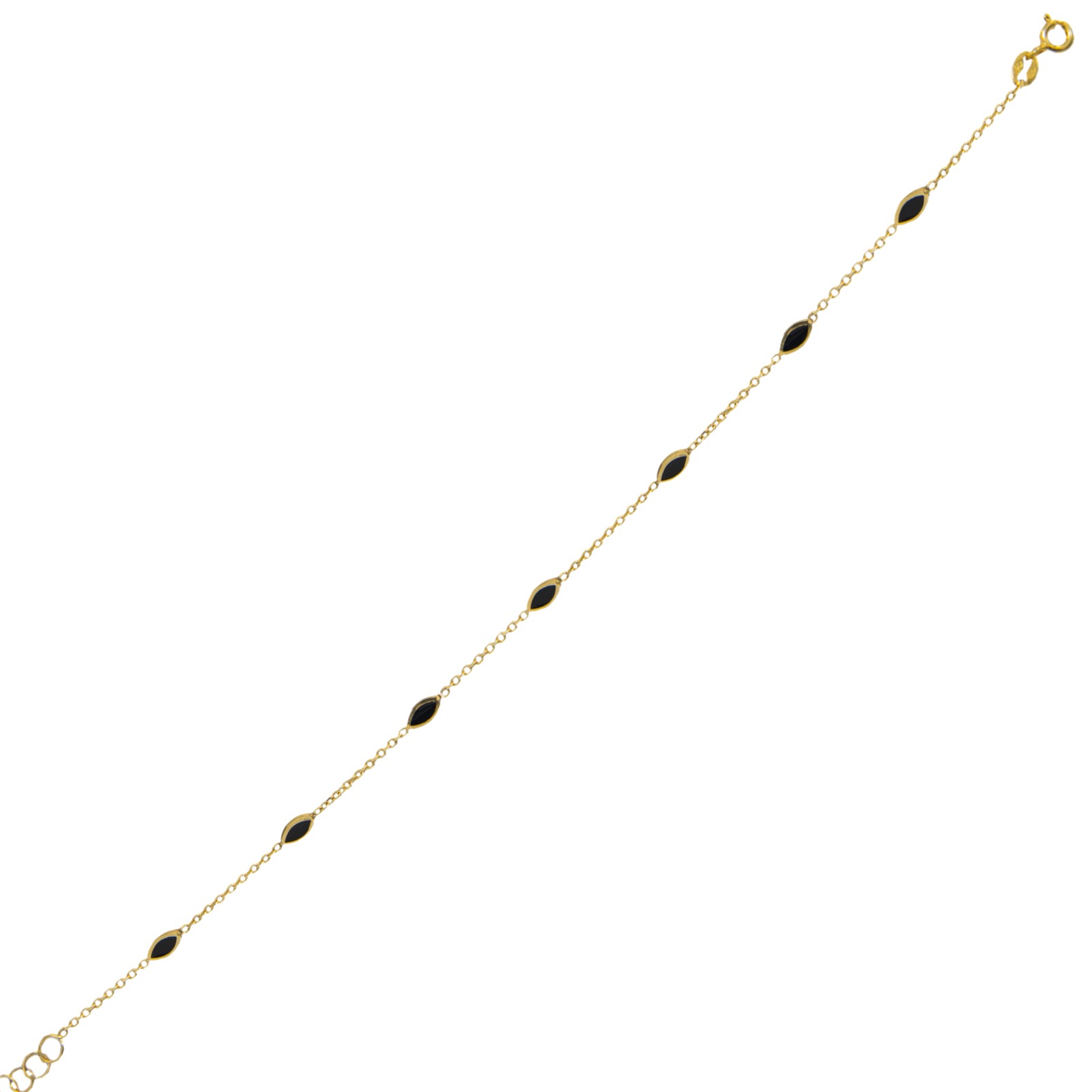 Złota bransoletka kwadraciki - 1,410 g